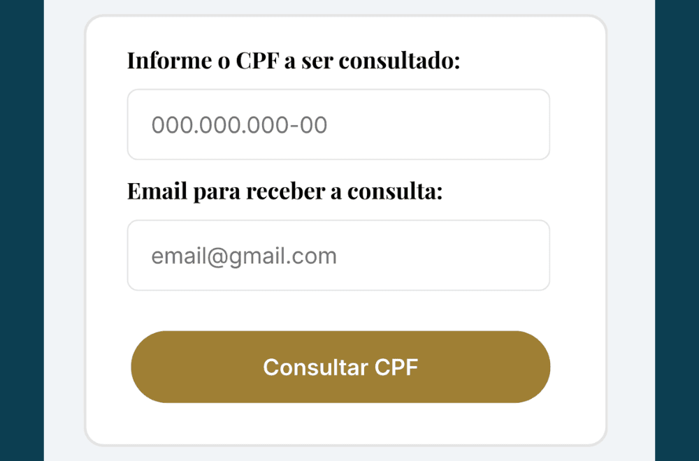 Ilustração: Informe seus dados